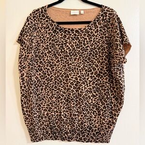 Cyrus Leopard Print Women's Blouse